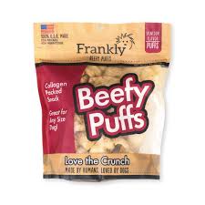 Frankly Beefy Puffs Venison, 2.5 oz