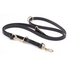Pro-Mohs BioThane Multi Leash 5/8"X7', Black