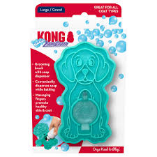 Kong ZoomGroom Bubbles Dog Grooming Brush, L