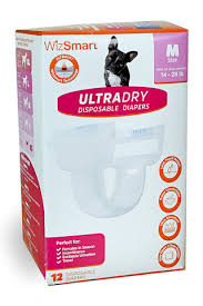 WizSmart UltraDry Disposable Diapers, M