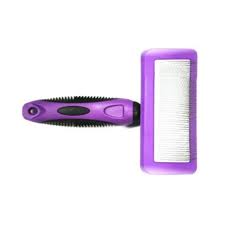 SureGrip Curved Slicker Brush For Dogs, Medium