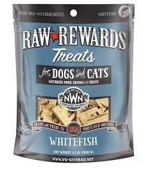 Northwest Naturals Raw Rewards Treats Whitefish, 2.5oz