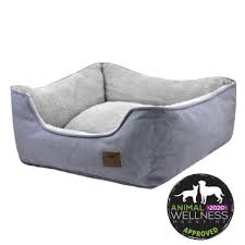 Tall Tails Bolster Bed Charcoal, M