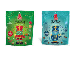Plato Holiday Paws & Claws Treats, 2ct