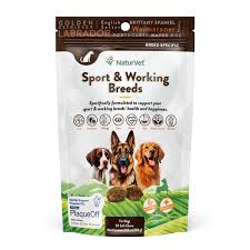 NaturVet Sport & Working Breed Dog Soft Chews, 50ct
