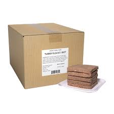 Steve's Frozen Turkey Patties Bulk BARF, 20lbs