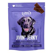 NutriSource Jivin' Jerky Quail, Duck & Chicken, 4oz