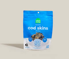 Open Farm Dehydrated Cod Skin Treats, 7oz