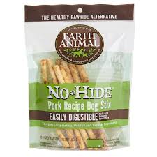 Earth Animal No Hide Pork Stix, 10pk