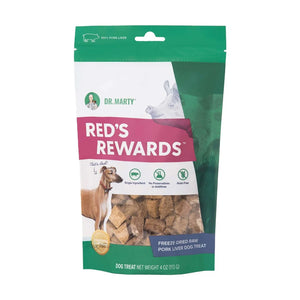Dr. Marty Freeze-Dried Reds Rewards Pork Liver Treat, 4oz