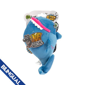 goDog Action Shark Plush Dog Toy
