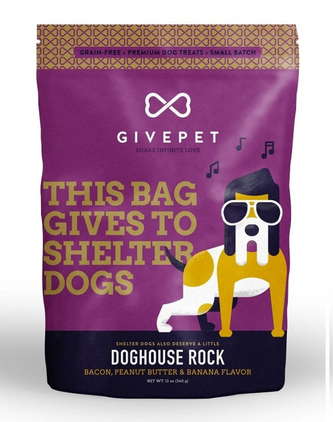 Give Pet Doghouse Rock Dog Biscuits, 12oz