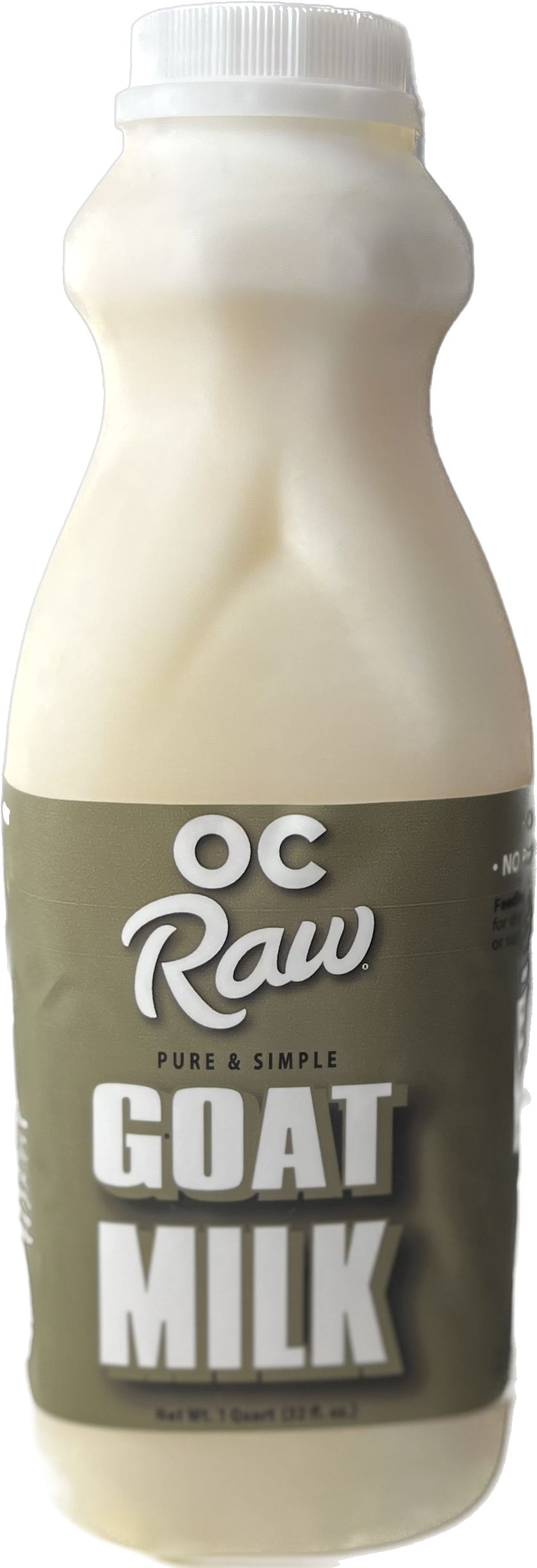 OC Raw Frozen Pure & Simple Goat Milk, 32oz