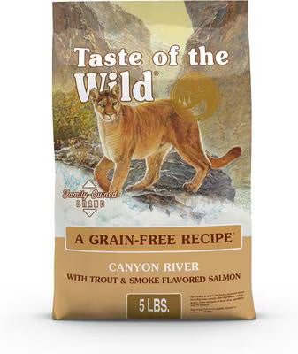 TOTW Canyon River Trout & Smoked Salmon Cat Food, 5lbs