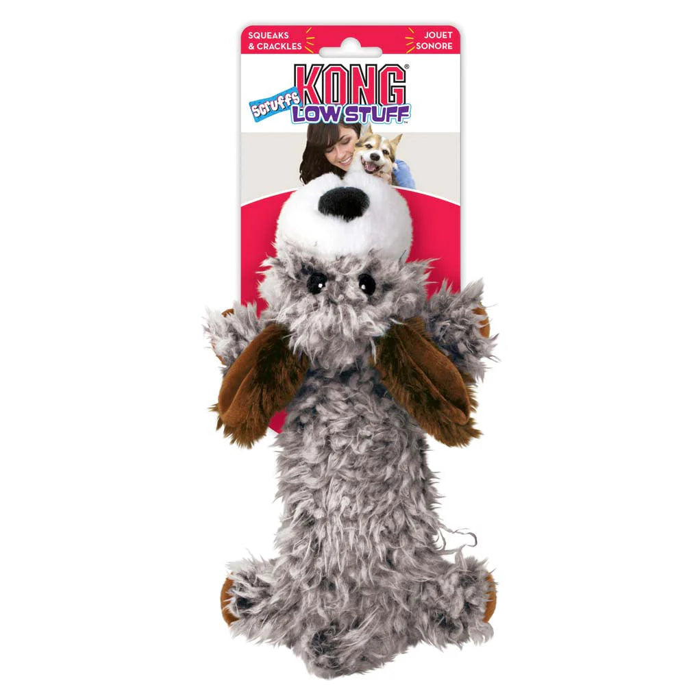 Kong Low Stuff Scruffs Dog Plush Toy, L