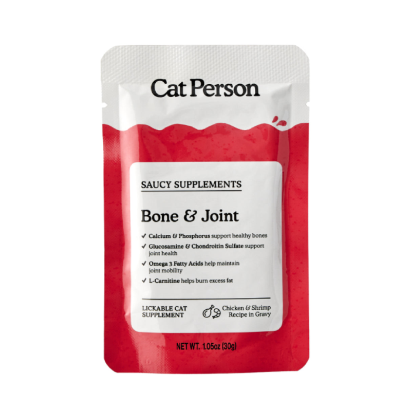 Cat Person Bone & Joint Pouch, Chicken & Shrimp 1.05oz