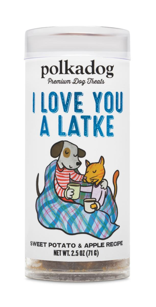 Polkadog Holiday Mini Tube: Love You Latke, Sweet Potato and Apple, 2.5oz
