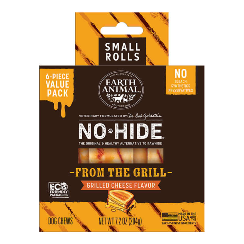 Earth Animal From The Grill No-Hide Grilled Cheese Rolls S, 6pk