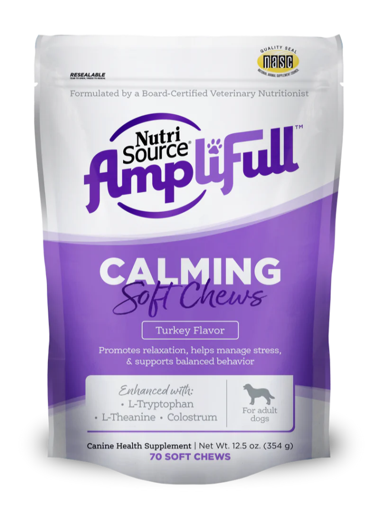 Nutrisource Amplifull Calming Soft Dog Chew, 12oz