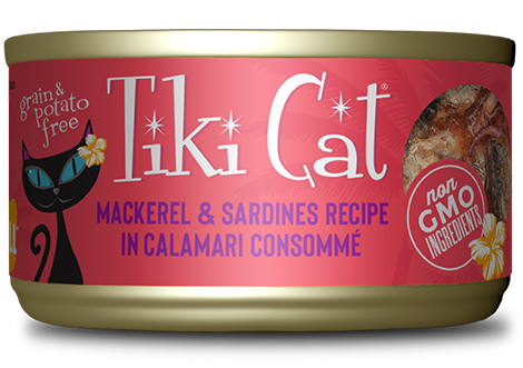 Tiki Cat Makaha Grill Mackerel & Sardine, 2.8oz