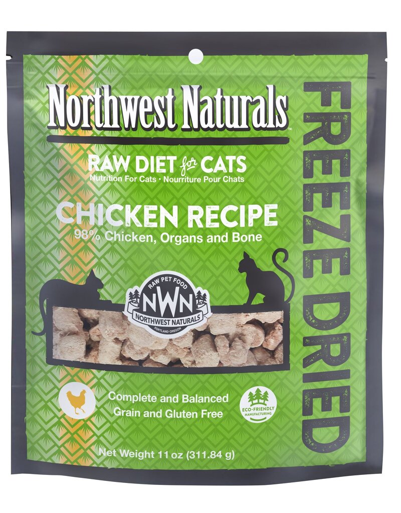 Northwest Naturals Freeze Dried Chicken Nibbles Cat Food, 11oz