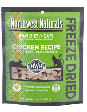 Northwest Naturals Freeze Dried Chicken Nibbles Cat Food, 11oz