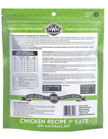 Northwest Naturals Freeze Dried Chicken Nibbles Cat Food, 11oz