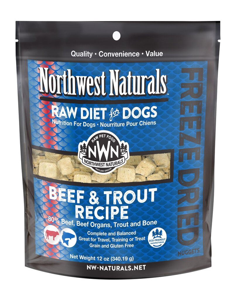 Northwest Naturals Freeze-Dried Beef & Trout, 12oz