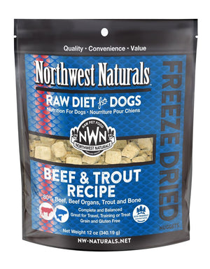 Northwest Naturals Freeze-Dried Beef & Trout, 12oz