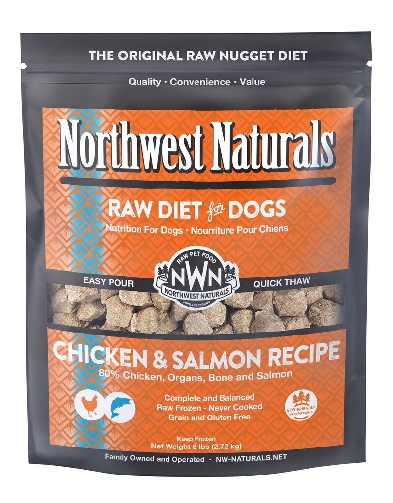 Northwest Naturals Frozen Chicken & Salmon Nuggets, 6lbs