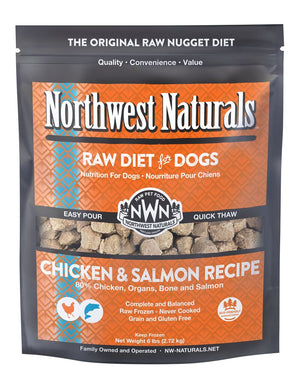 Northwest Naturals Frozen Chicken & Salmon Nuggets, 6lbs