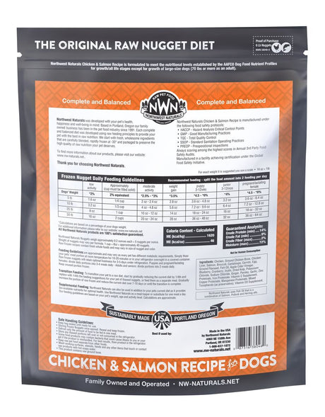 Northwest Naturals Frozen Chicken & Salmon Nuggets, 6lbs