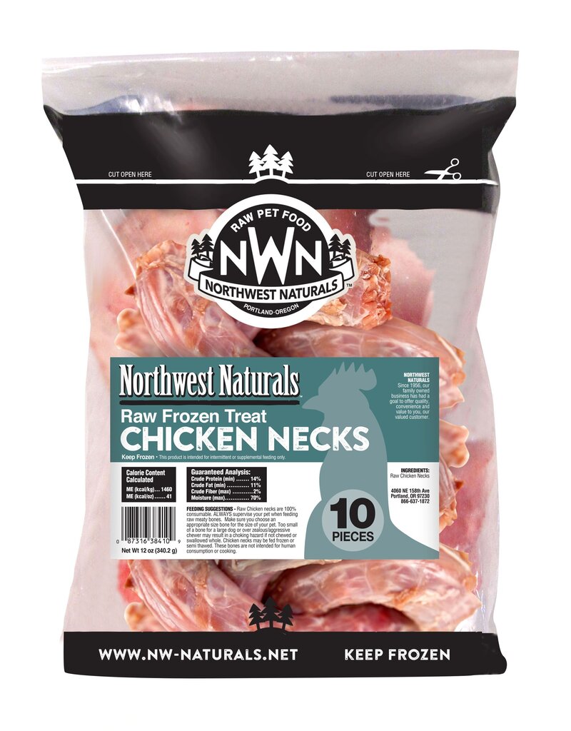 Northwest Naturals Chicken Necks, 10ct