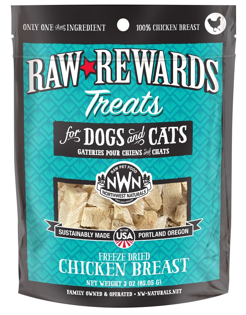 Northwest Naturals Raw Rewards Treats Chicken Breast, 3oz