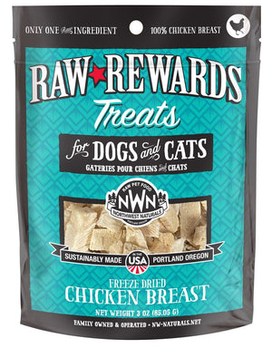Northwest Naturals Raw Rewards Treats Chicken Breast, 3oz