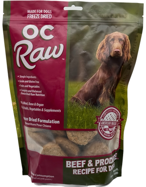 OC Raw Freeze Dried Sliders Beef & Produce,14oz