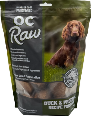 OC Raw Freeze Dried Sliders Duck & Produce, 14oz