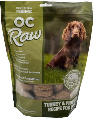 OC Raw Freeze Dried Sliders Turkey & Produce,14oz