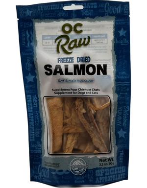 OC Raw Freeze Dried Salmon Treats, 3.2oz