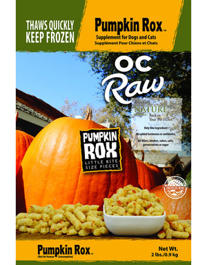 OC Raw Frozen Pumpkin Rox, 2lbs