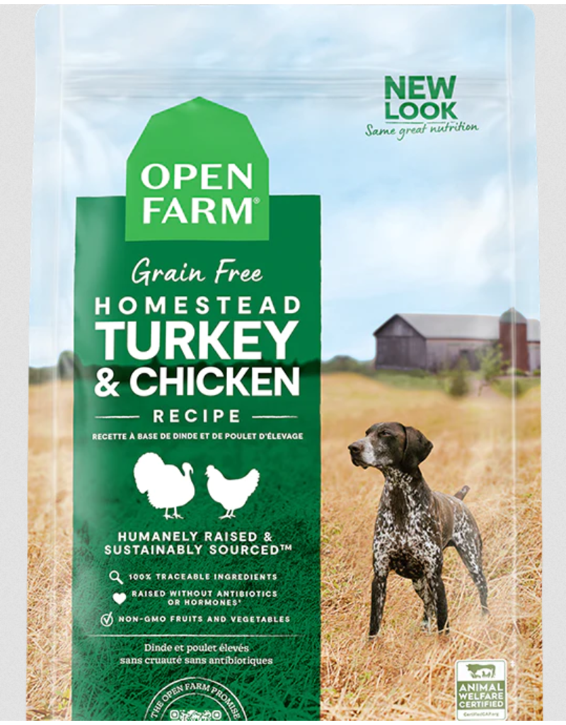 Open Farm Dog GF Homestead Turkey & Chicken, 11lb