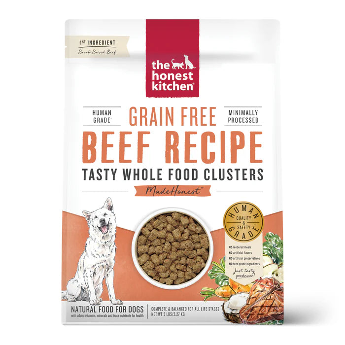 Honest Kitchen Whole Food Clusters Beef, 5lb