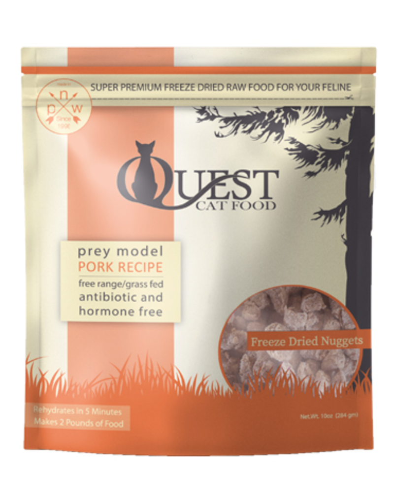 Steve's Real Food Cat Quest Freeze Dried Pork Nuggets, 10oz