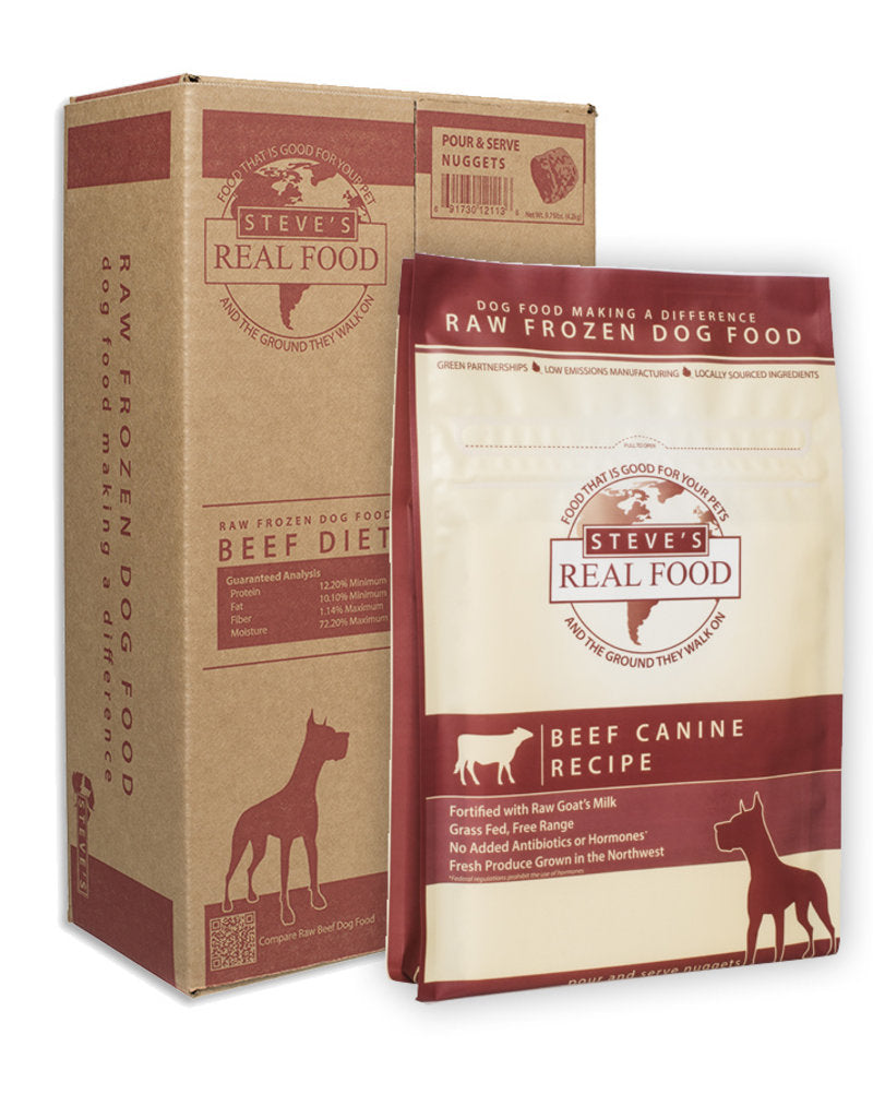 Steve's Real Food Beef Nuggets, 9.75lb box