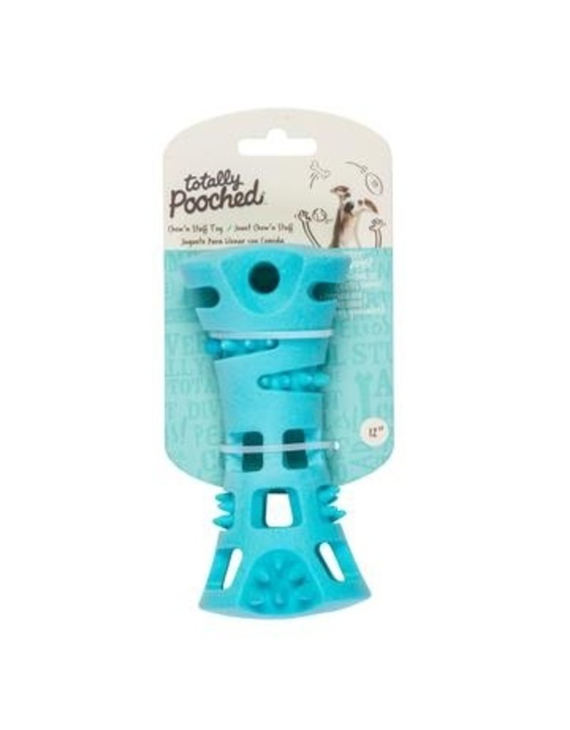 Messy Mutts Totally Pooched Chew n' Stuff, Teal 6"