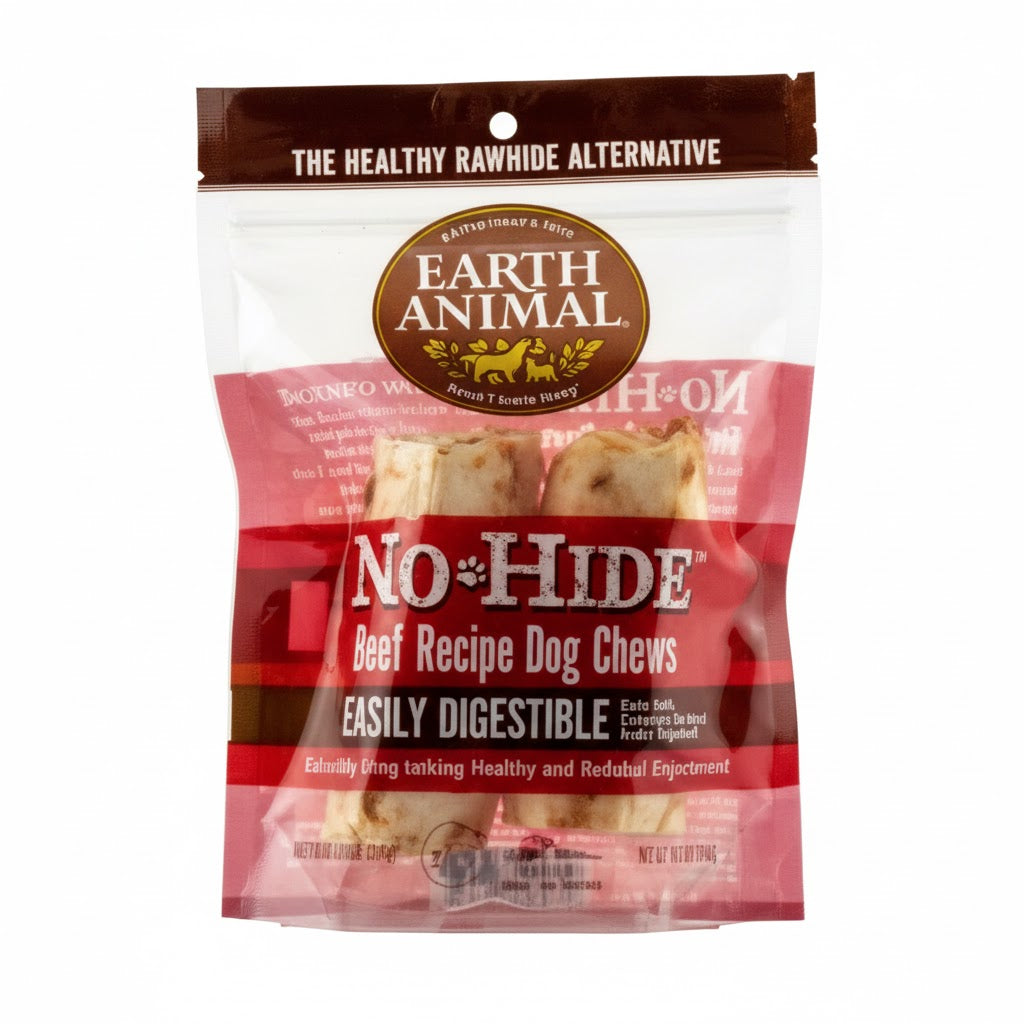 Earth Animal No Hide Beef Chews, 7" 3pk