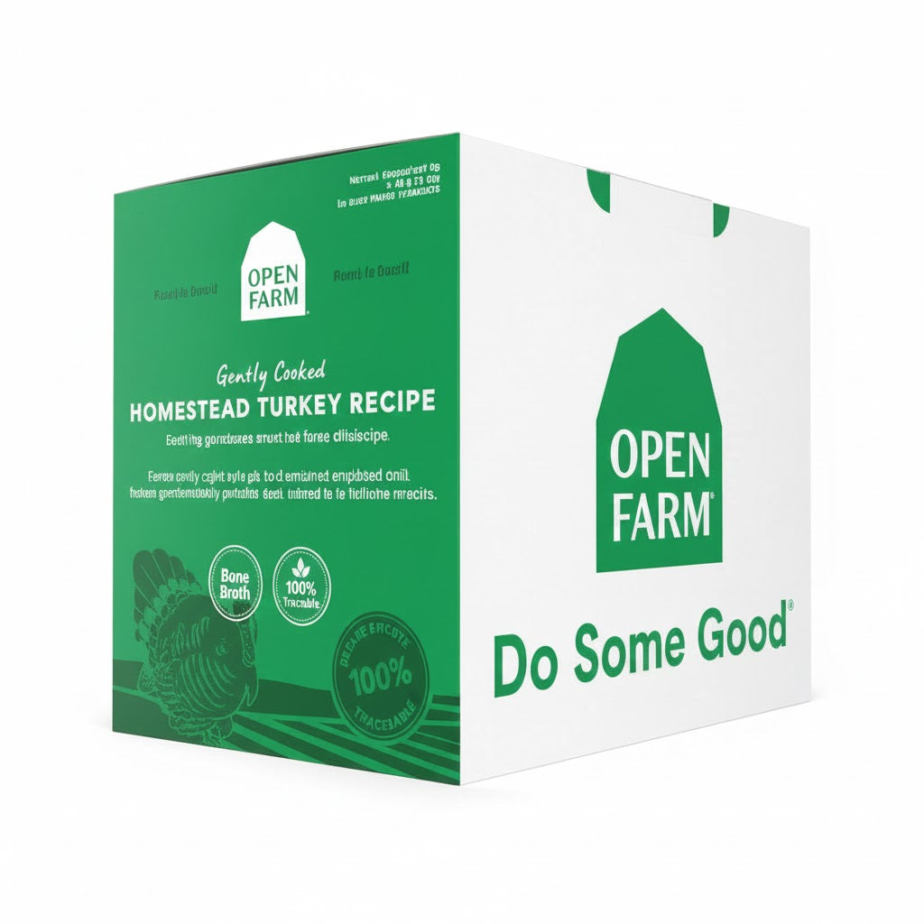 Open Farm Frozen Gently Cooked Turkey 8pk, 16oz