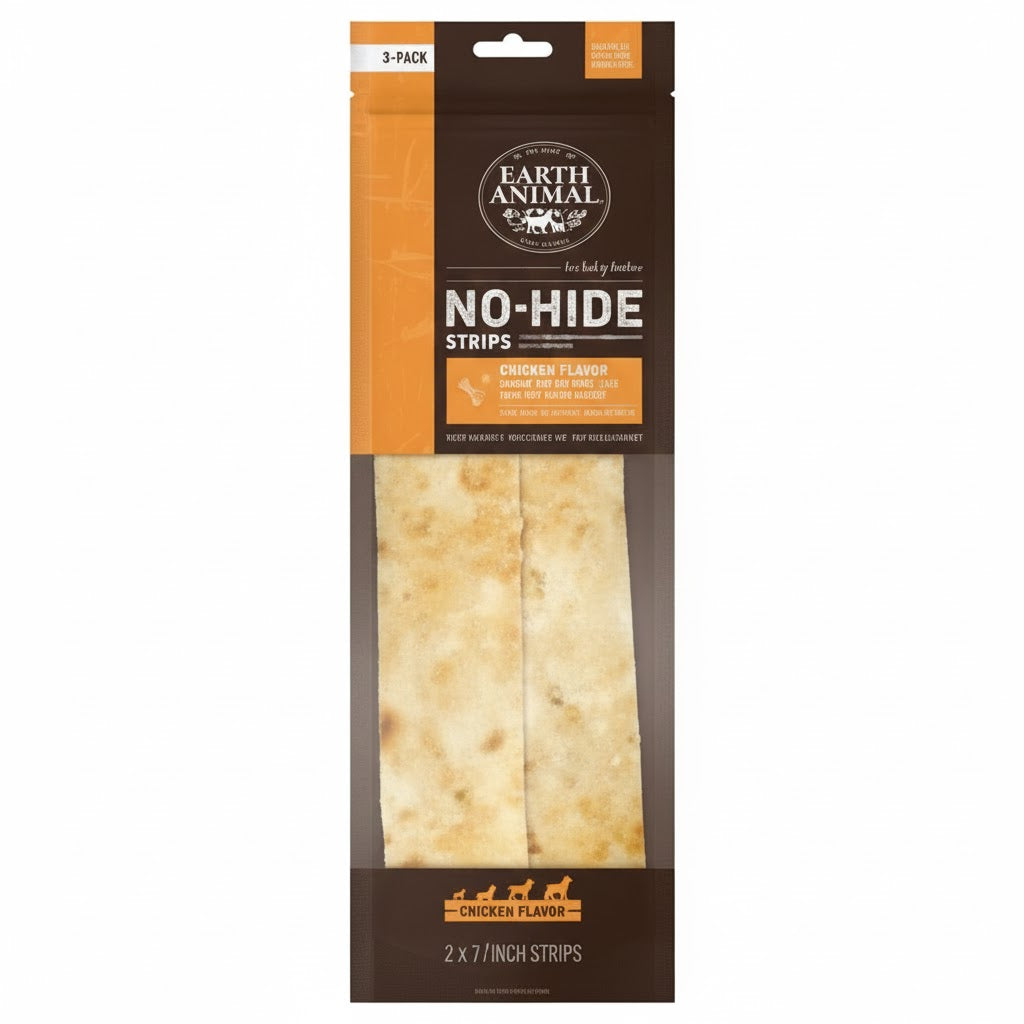 Earth Animal No Hide Chicken Strip, 4pk