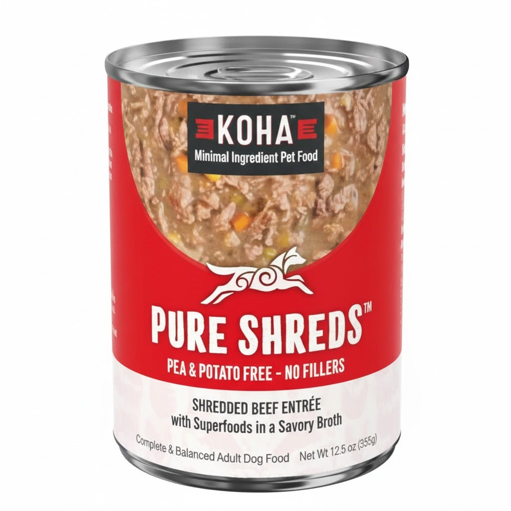 Koha Dog GF Shredded Beef, 12.5oz