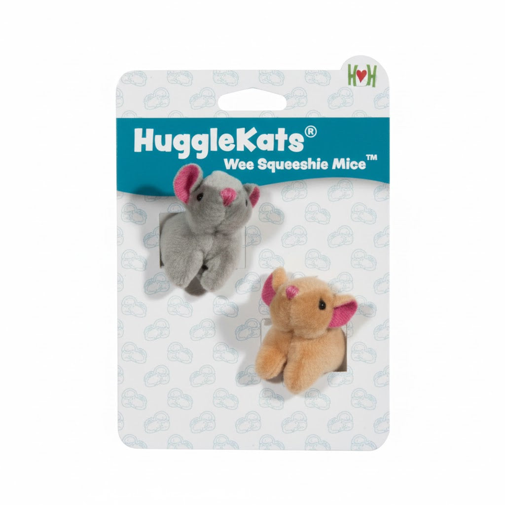 HuggleHounds Catnip Mice Cat Toy